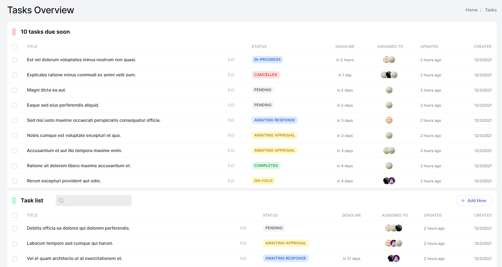 Task Manager Module